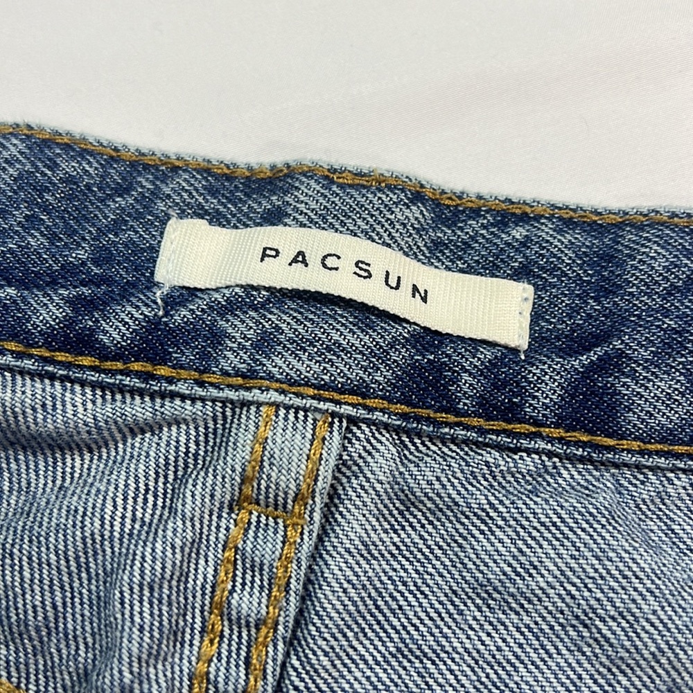 PACSUN high rise straight jeans size 25 - Picture 2 of 12